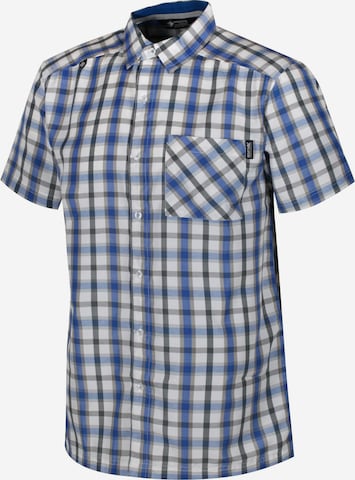 REGATTA Regular fit Athletic Button Up Shirt 'Mindano III' in Blue