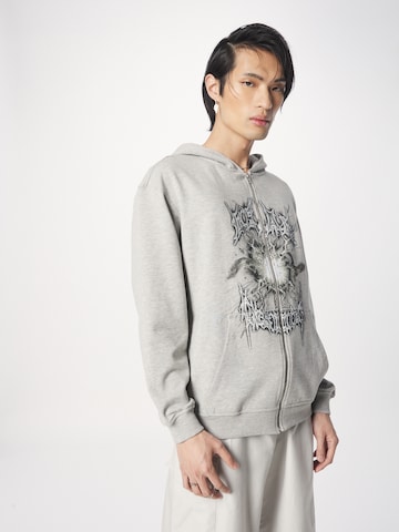 SHYX - Sudadera con cremallera 'Miles' en gris