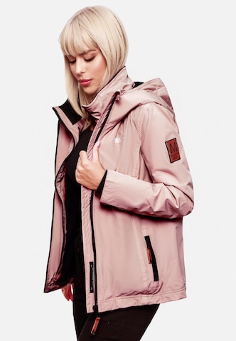 MARIKOO Weatherproof jacket 'Erdbeere' in Pink