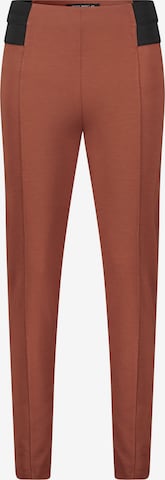Betty Barclay Skinny Pants in Brown: front