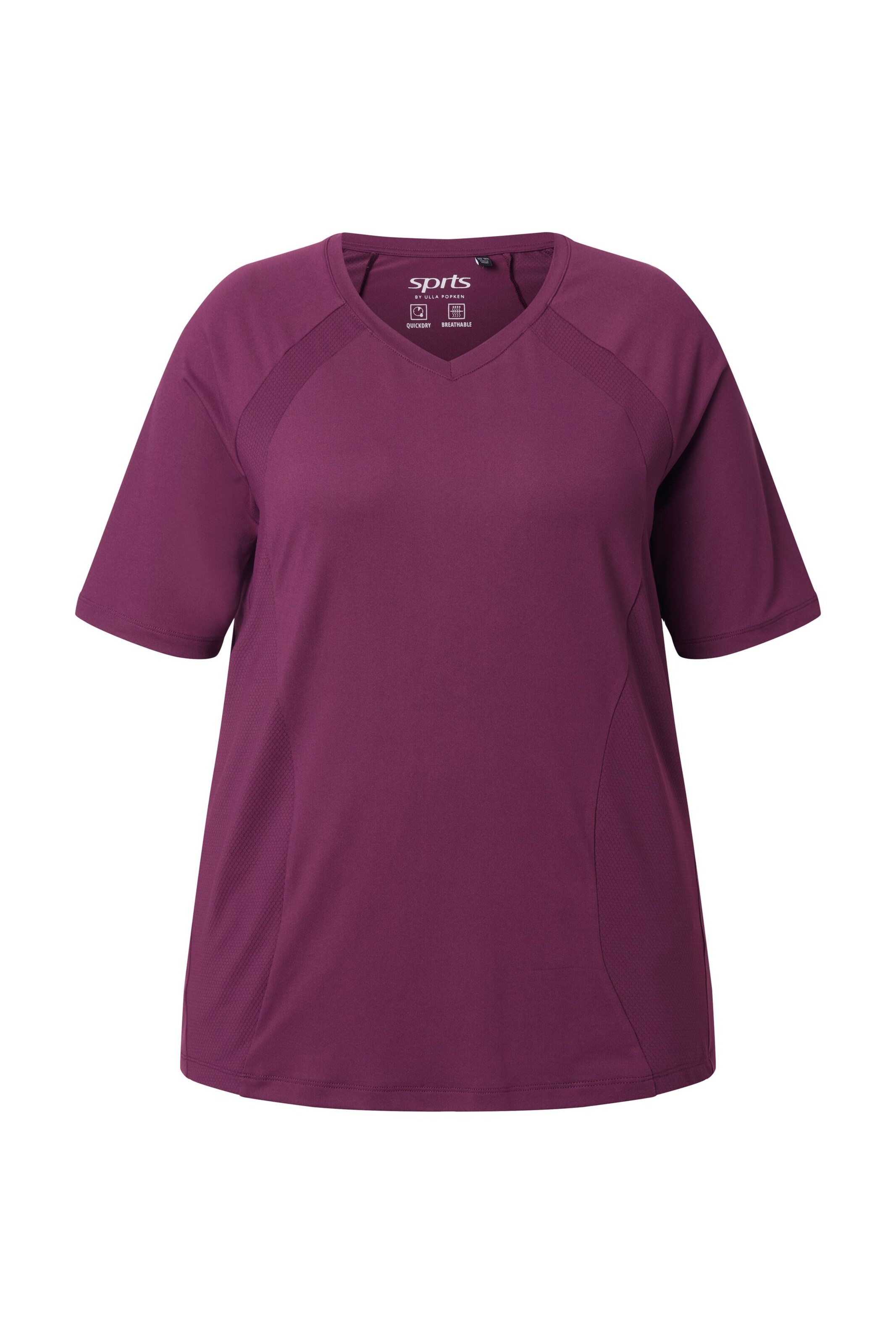 Ulla Popken Performance shirt in Red: front