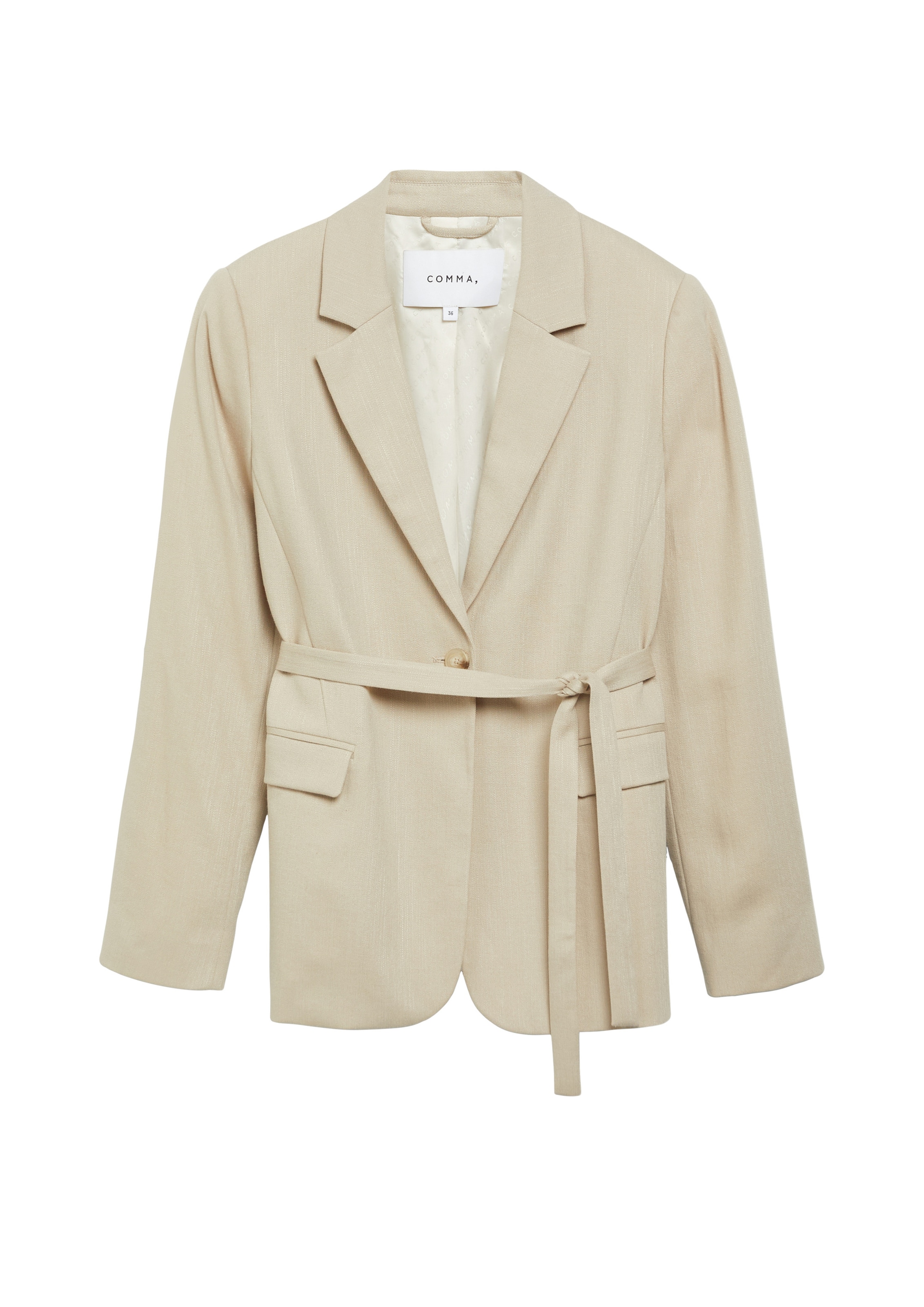 COMMA Blazer en 32 en beige, Vue avec produit