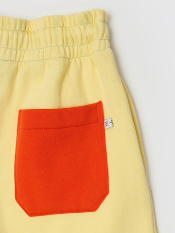 Maru + Bo Wide Leg Bukser 'TWO-TONE STRAIGHT LEG SWEATPANTS' i blå