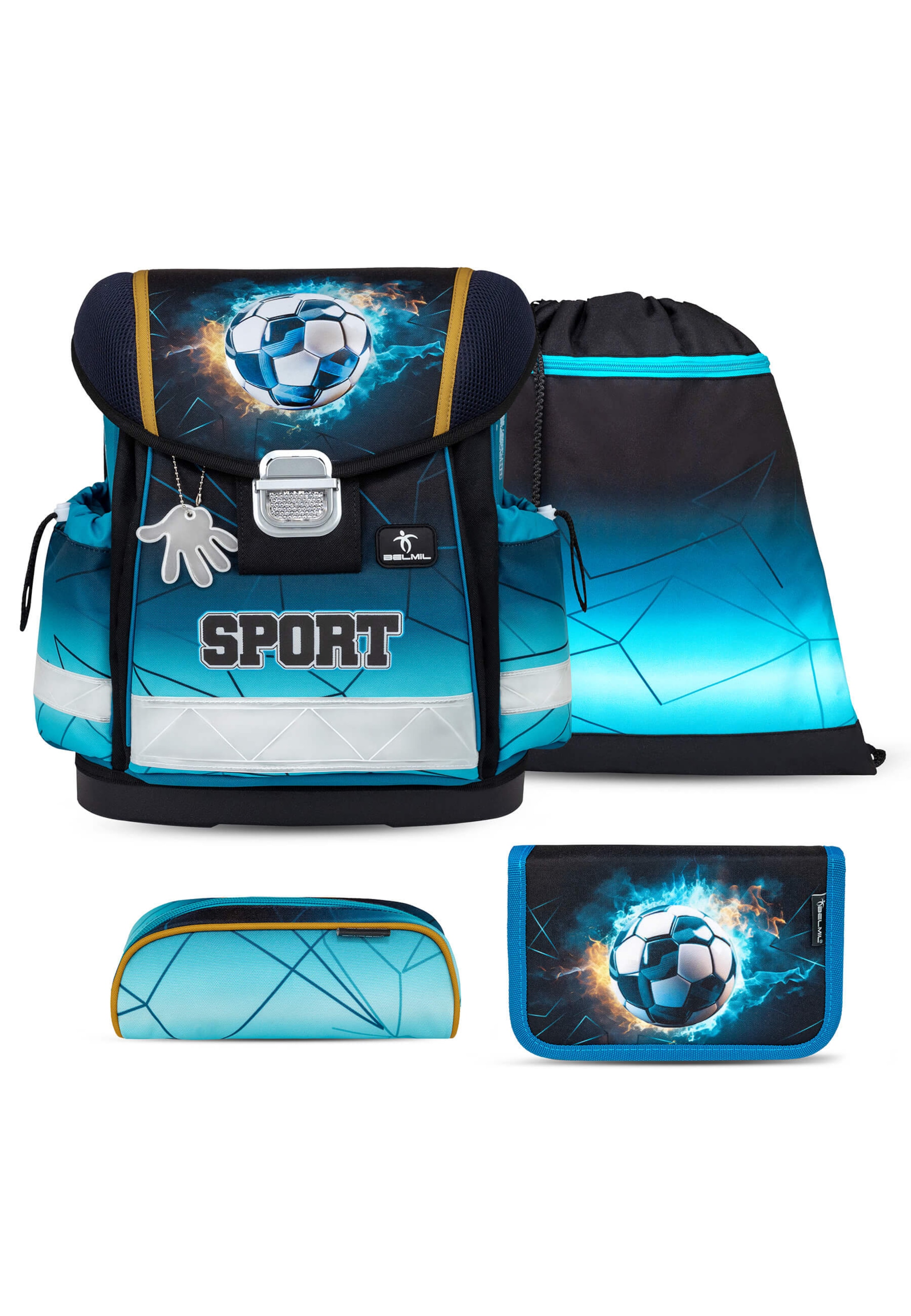 Belmil Backpack in Blue: front