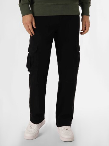 Pegador Regular Cargo Pants 'Tayls' in Black: front