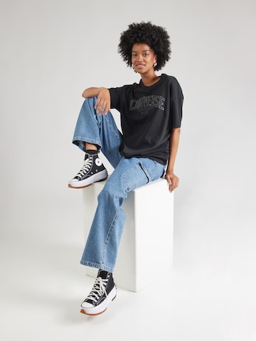 melns CONVERSE T-Krekls 'RETRO CHUCK'