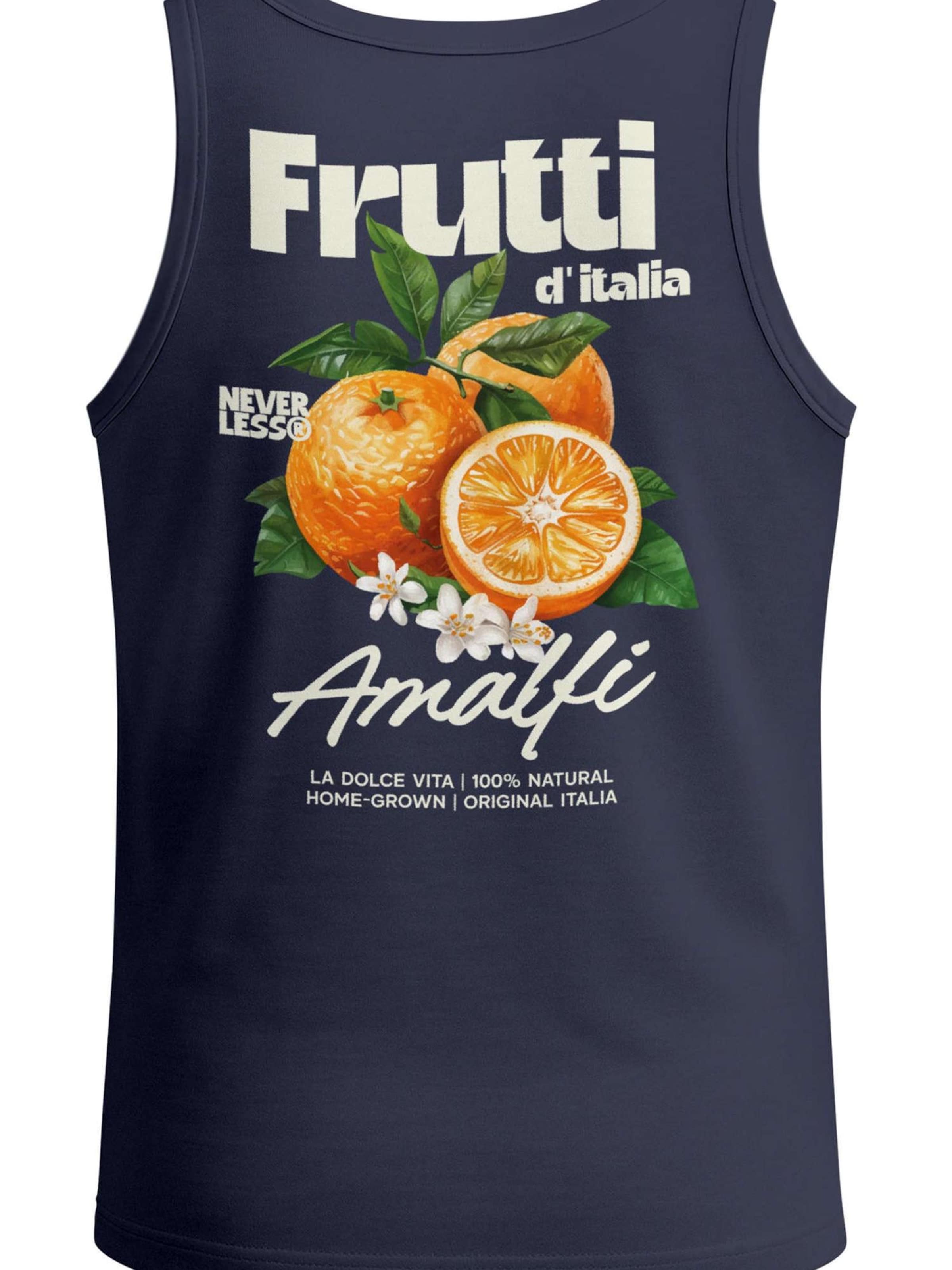 Neverless Shirt 'Frutti di italia' in Blue