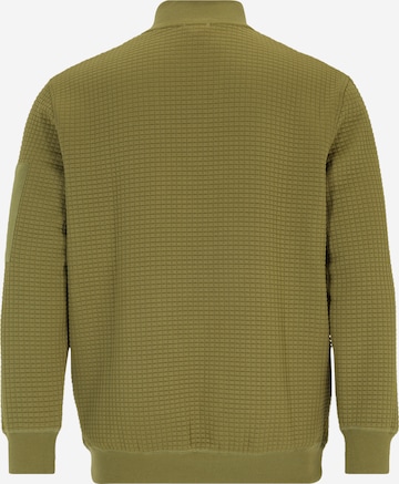 zaļš Jack & Jones Plus Sportisks džemperis 'BLACK'