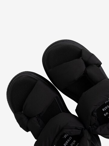 BRONX Sandalen met riem 'Bru-Te' in Zwart
