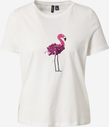 VERO MODA - Camiseta en blanco: frente