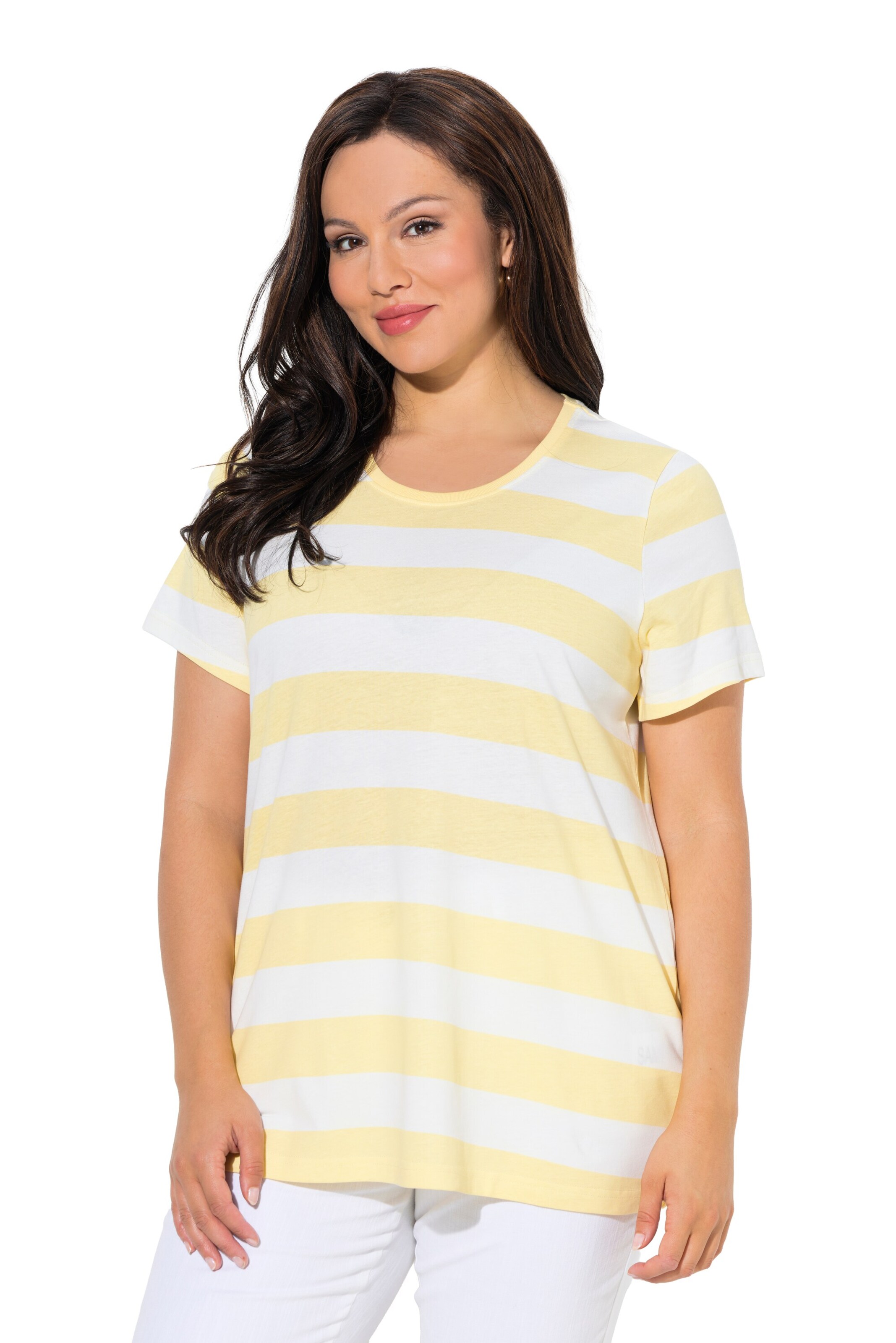 Ulla Popken Shirt in Gelb: Vorderseite