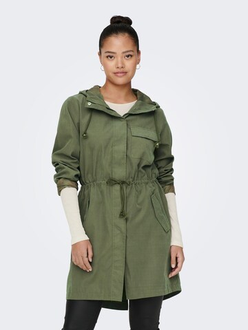 Parka mi-saison 'Polly' JDY en vert : devant