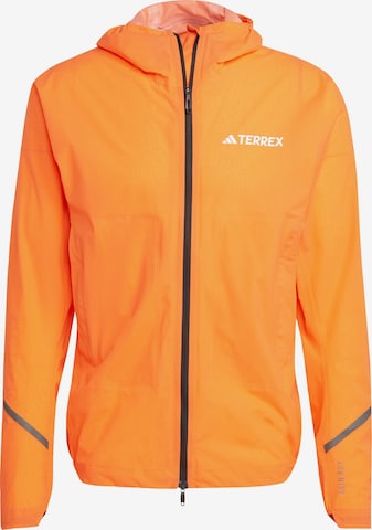 ADIDAS TERREX Outdoor jacket ' Xperior' in Orange: front