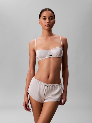 Calvin Klein Balconette BH in Beige: Vorderseite