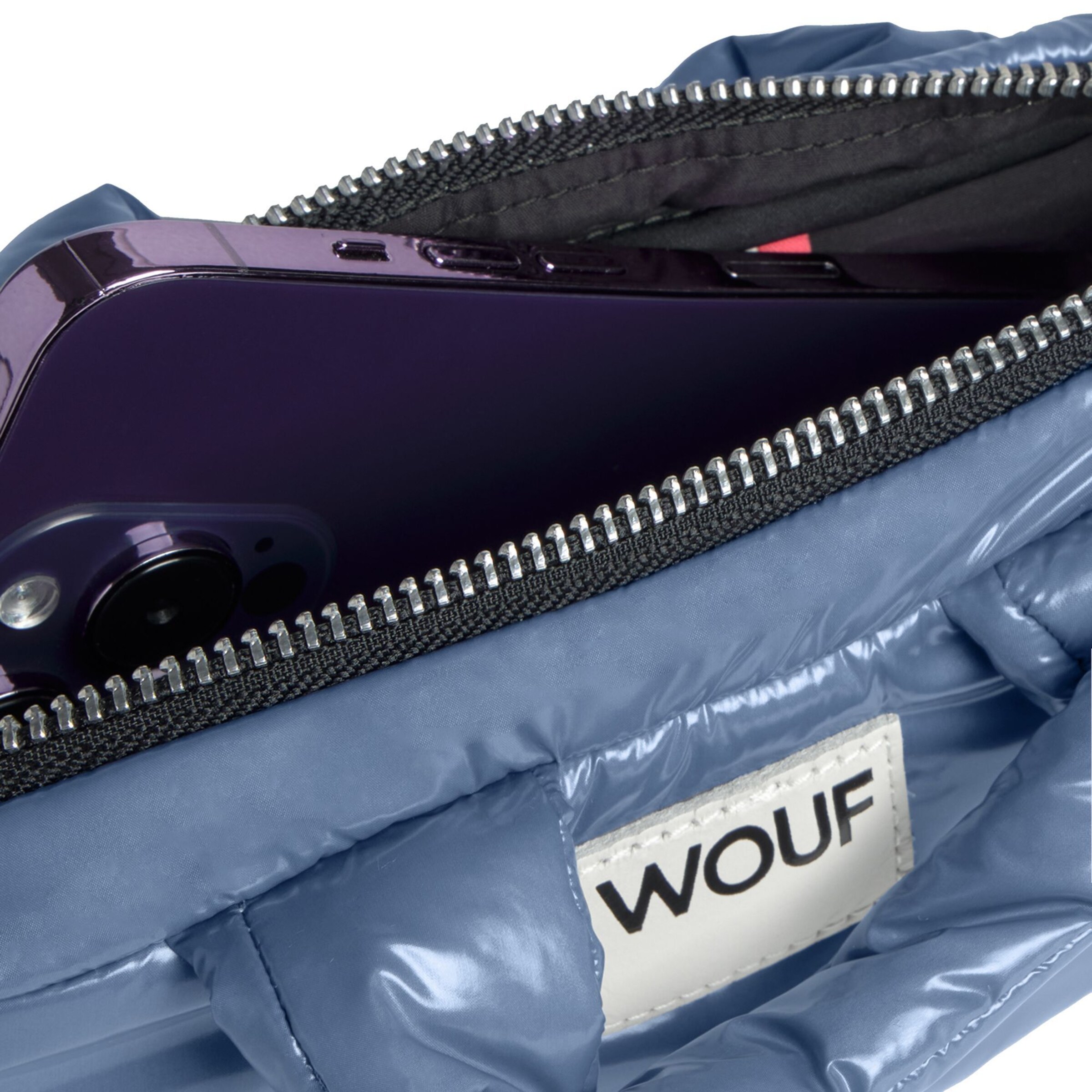 Borsa a mano 'Glossy' di Wouf in blu