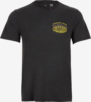 O'NEILLTehnička sportska majica - crna boja: prednji dio