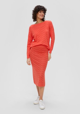 s.Oliver Skirt in Orange