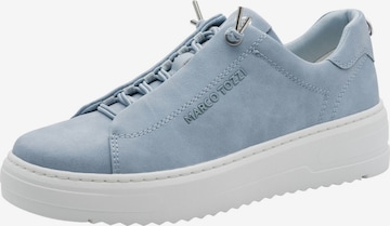 Baskets basses MARCO TOZZI en bleu : devant