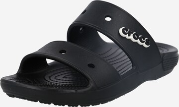 Mule 'Classic' Crocs en noir : devant