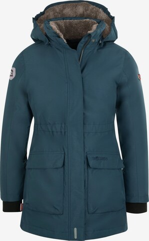 TROLLKIDS Winter Jacket in Blue: front