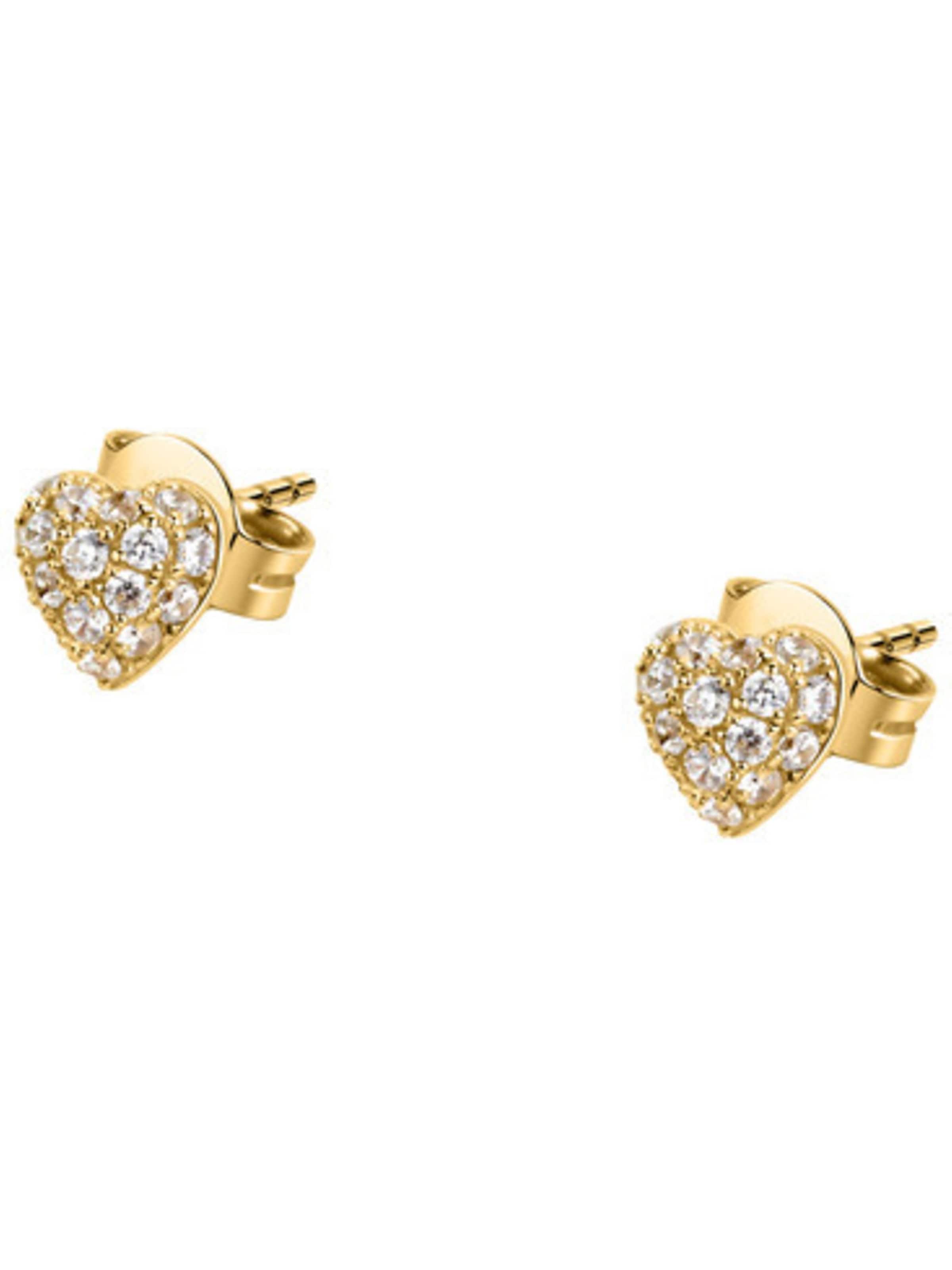 FAVS Earrings in Gold: front