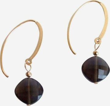 Gemshine Ohrringe in Brown: front