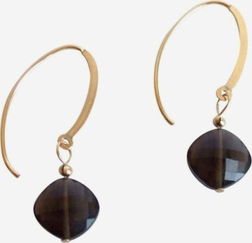 Gemshine Earrings in Gold: front