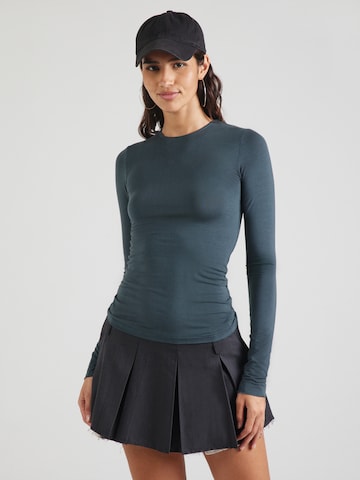 T-shirt 'Dolly' WEEKDAY en vert : devant