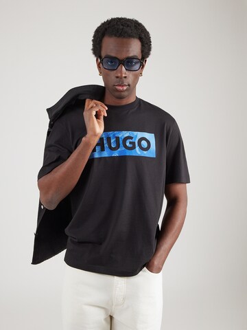 Maglietta 'Nalien' di HUGO in nero: frontale