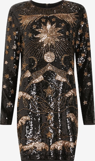 AllSaints Φόρεμα 'NOUSHKA' σε χρυσό / μαύρο / ασημί, Άποψη προϊόντος