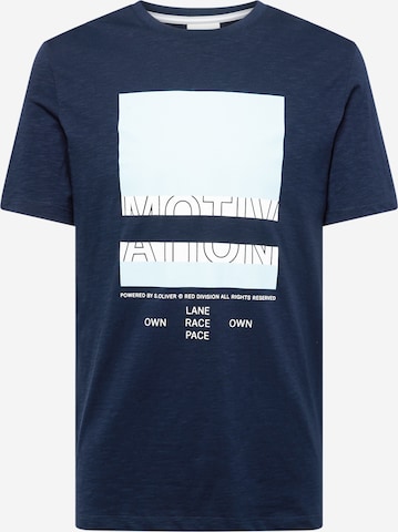 T-Shirt s.Oliver en bleu : devant