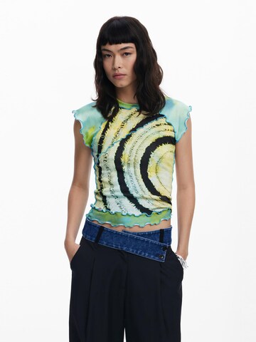 Desigual - Camisa em verde: frente