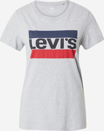 LEVI'S ® T-shirt 'The Perfect Tee' en bleu marine / gris / rouge, Vue avec produit