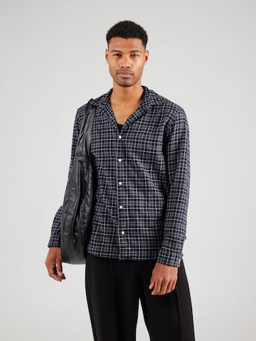 Fit confort Chemise 'JORJOSHUA' JACK & JONES en noir : devant