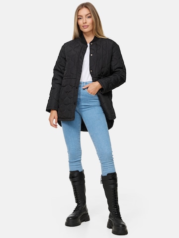 Threadbare Between-Season Jacket 'Juliet' in Black