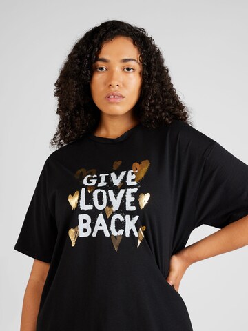 Z-One T-Shirt 'Giada' in Schwarz