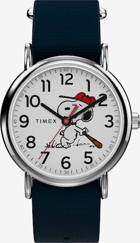 Orologio analogico 'Timex x Peanuts Weekender Baseball' di TIMEX in nero: frontale
