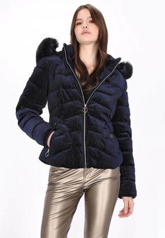 Veste d’hiver myMo at night en bleu : devant