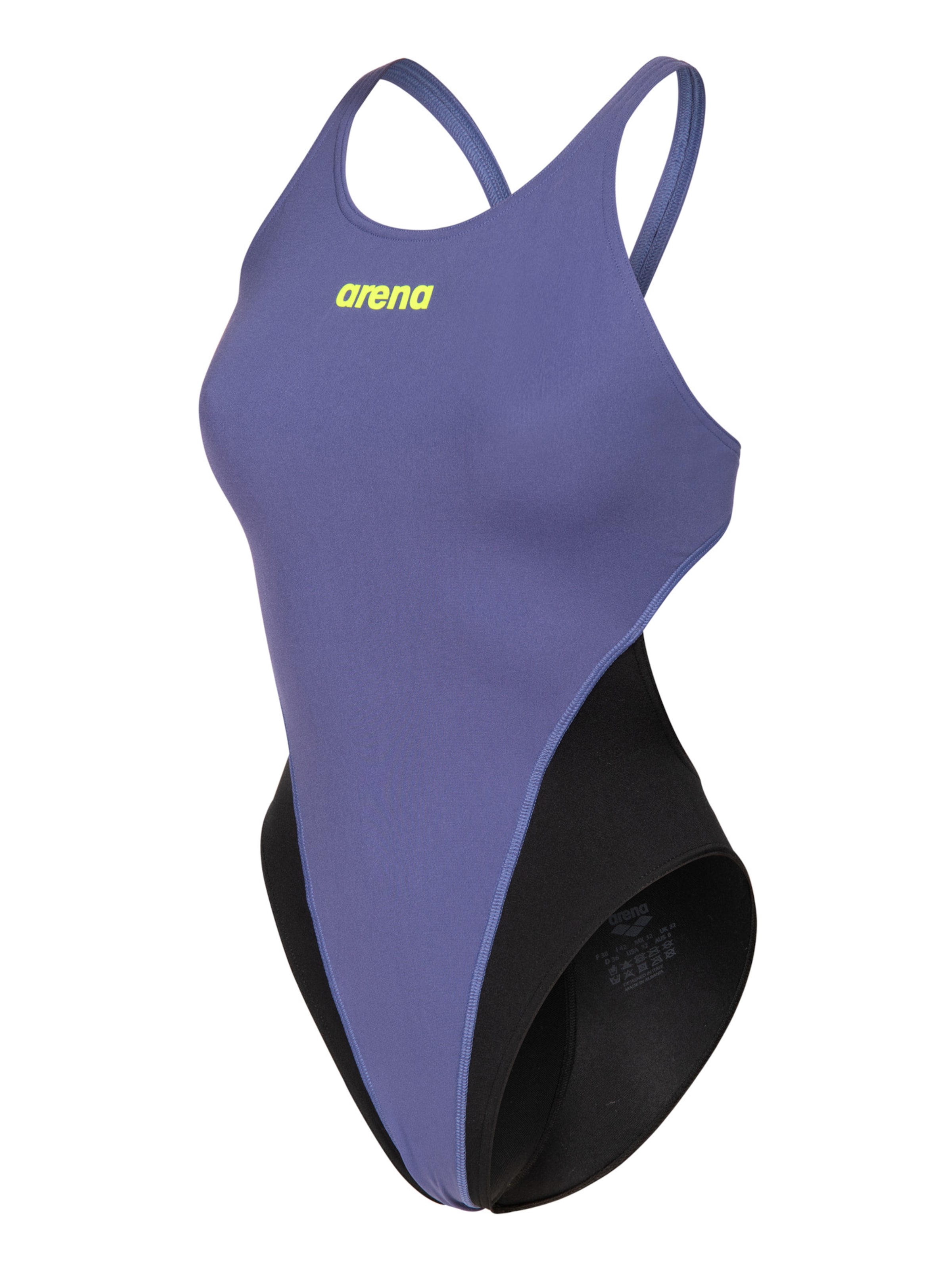 ARENA Bustier Badpak 'SWIM TECH SOLID' in Lila