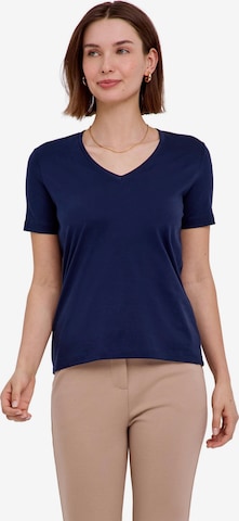 FALKE Shirt 'Essential Cotton' in Blau: Vorderseite
