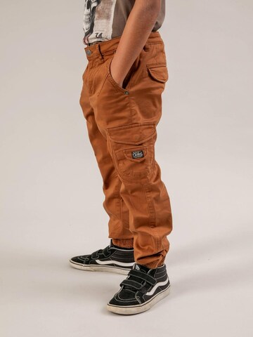 Effilé Pantalon 'Garden' Deeluxe en marron