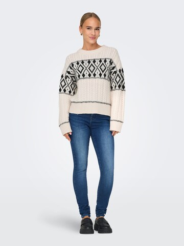 Pull-over 'ONLMarent' ONLY en blanc