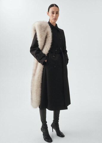 MANGO Mantel 'Eiffel' in Schwarz