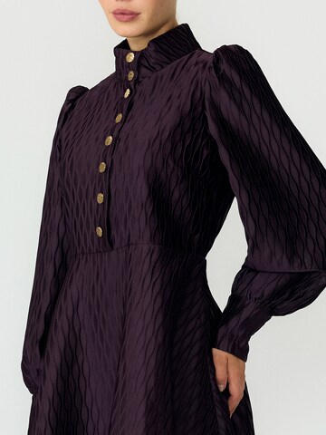 YAS - Vestido camisero 'YASRIPPLE' en lila