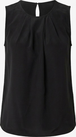 Posh Gear - Blusa 'Seidenbluse Gileseta' en negro: frente
