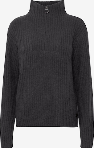 Oxmo Sweater 'Saline' in Black: front