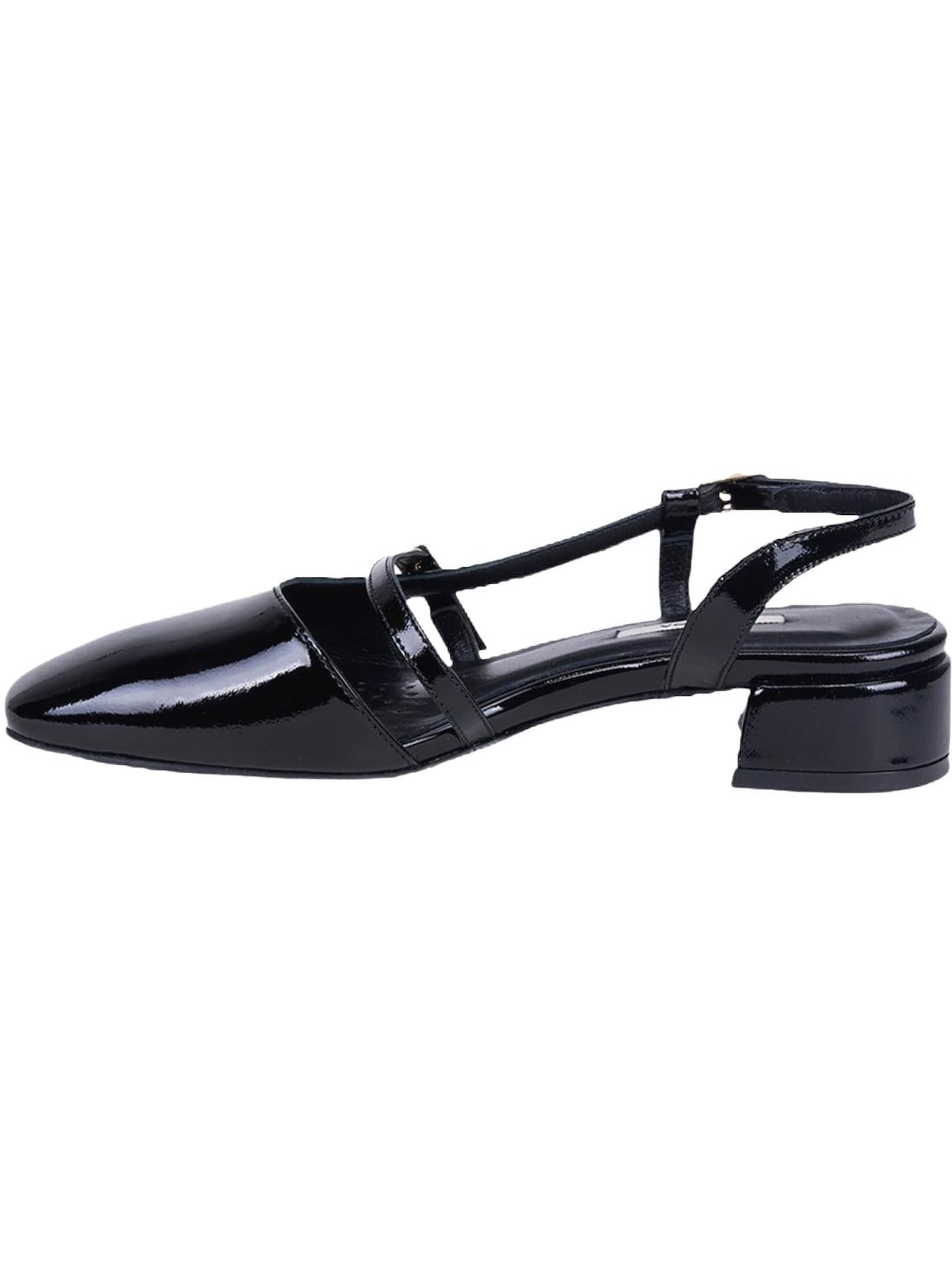 Desa - Zapatos destalonado en negro