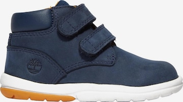 TIMBERLAND Boot 'Toddle Tracks MId Hood & Loop Boot' in Blue: front