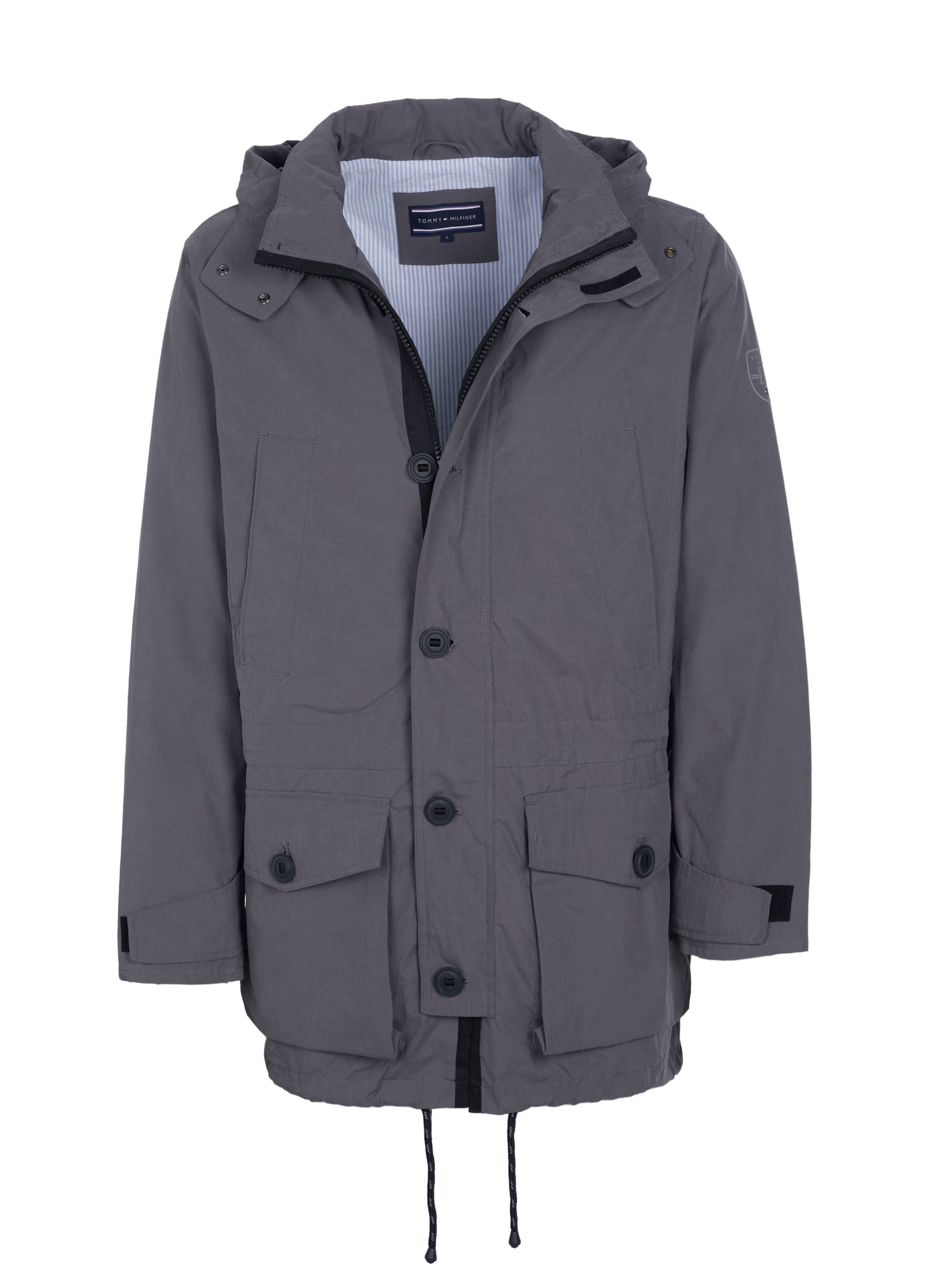 TOMMY HILFIGER Between-Seasons Parka in L in Grey, Item view