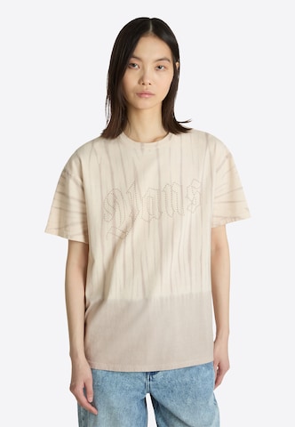 VANS - Camisa em bege: frente